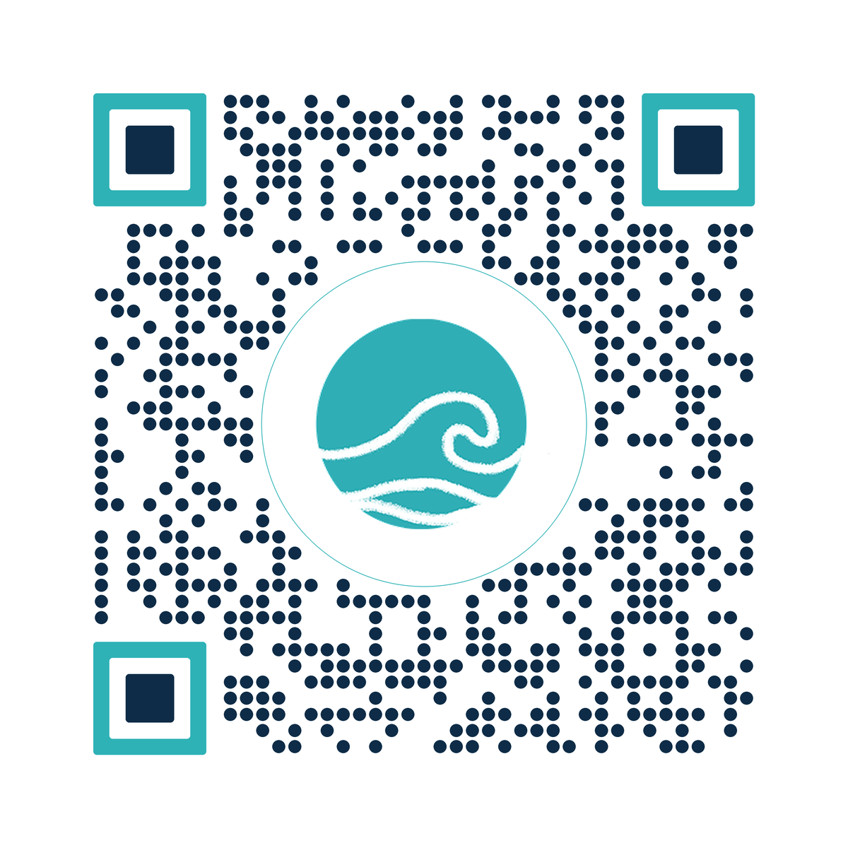 QR vers la démo, aux couleurs d'Olas Surf Camp